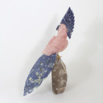 Carved Geode Parrot or Cockatoo