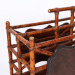 Mid-Century British Colonial Style Faux Bamboo Magazine Rack