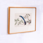 Two Antique Chinese Gouache Paintings of Birds on Pith Paper