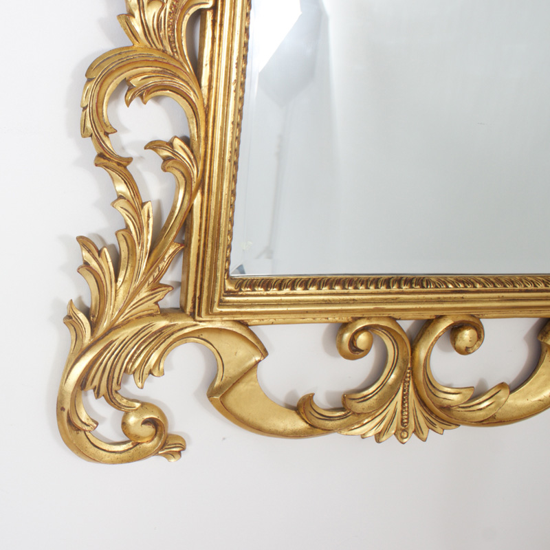 Venetian Style Carved Gold Mirror
