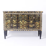 Louis XVI Faux Tiger Italianate Commode or Chest