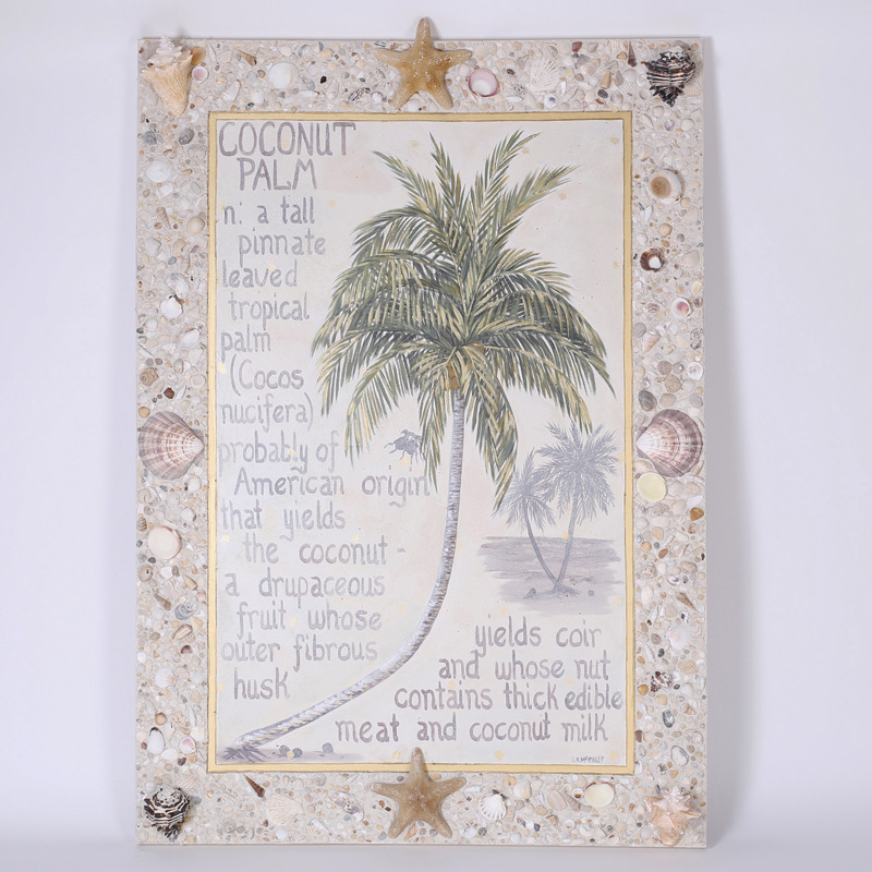 Palm Tree Painting on Canvas