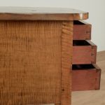 Pair of Antique American Federal Style Tiger Maple Stands