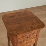 Pair of Antique American Federal Style Tiger Maple Stands