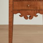 Pair of Antique American Federal Style Tiger Maple Stands