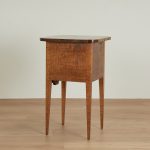 Pair of Antique American Federal Style Tiger Maple Stands