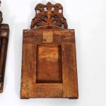 A Pair of Pierced Crest Courting Mirrors