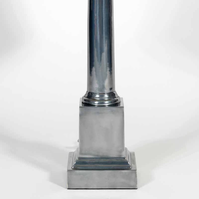 Pair of Aluminum Warren Kessler Classic Form Lamps