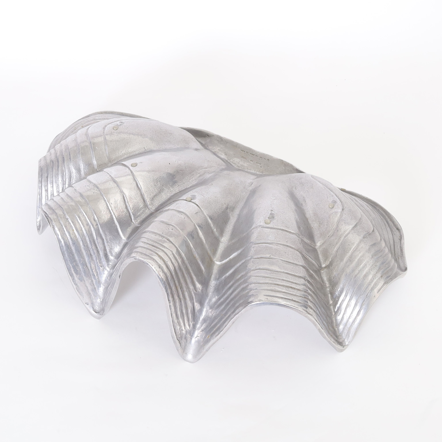 Mid Century Aluminum Clam Shell Bowl by Bruce Fox