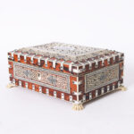 Antique Anglo Indian Bone and Tortoise Box