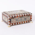 Antique Anglo Indian Bone and Tortoise Box