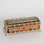 Petite Antique Anglo Indian Bone and Tortoise Box