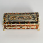 Petite Antique Anglo Indian Bone and Tortoise Box