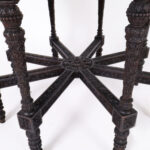 Antique Anglo Indian Carved Wood Table