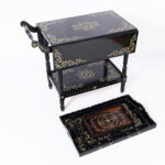 Vintage Anglo Indian Inlaid Server with Trays