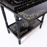 Vintage Anglo Indian Inlaid Server with Trays