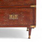 Antique Anglo Indian Inlaid Campaign Chest of Drawers