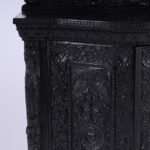 Antique Anglo Indian Carved and Ebonized Cabinet