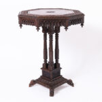 Antique Carved Anglo Indian Stand or Table