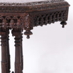 Antique Carved Anglo Indian Stand or Table