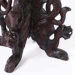 Antique Anglo Indian Carved Stand with Dragons