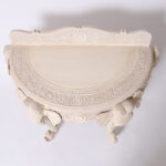 Antique Anglo Indian Demi-lune Elephant Head Console table