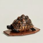 Antique Anglo Indian Tortoise Tea Caddy Box