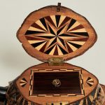 Antique Anglo Indian Tortoise Tea Caddy Box