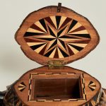 Antique Anglo Indian Tortoise Tea Caddy Box