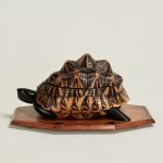 Antique Anglo Indian Tortoise Tea Caddy Box