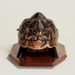 Antique Anglo Indian Tortoise Tea Caddy Box