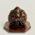 Antique Anglo Indian Tortoise Tea Caddy Box