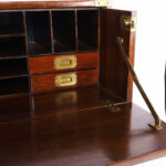Antique Chinese Campaign Chest with Pullout Desk