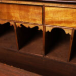 English Antique Campaign Chest with Pullout Desk