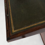 Antique Flip Top English Campaign Desk on Stand