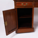 19th Century English Georgian Style Leather Top Partners Desk