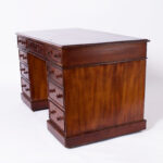 English 19th Century Leather Top Desk