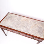 19th Century English Marble Top Serving Table or Server