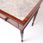 19th Century English Marble Top Serving Table or Server