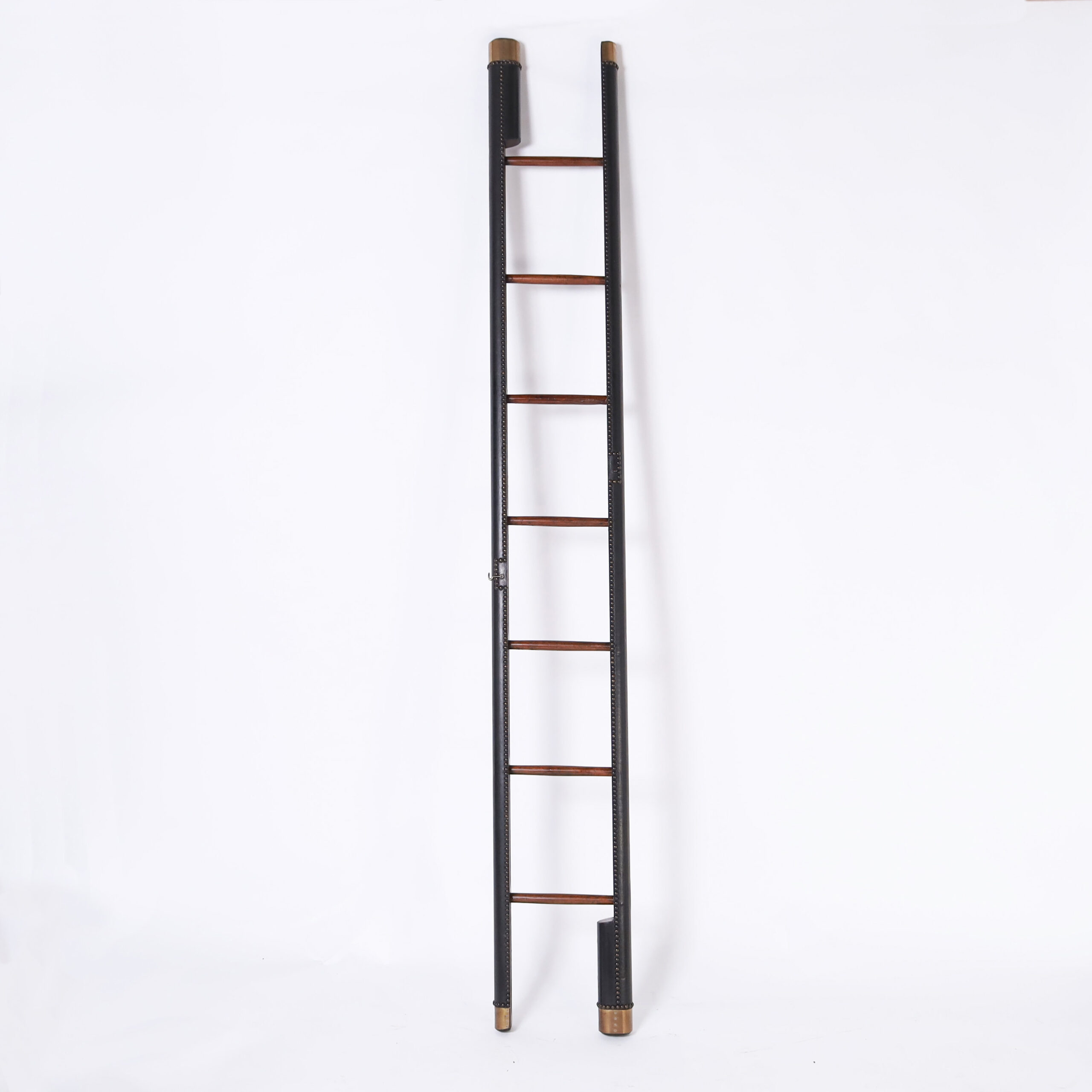 Antique English Folding Library Ladder