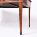 Antique Hepplewhite Leather Top Partners Desk