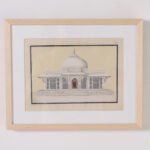 Group of Six Antique Indian Architectural Watercolors