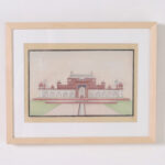 Group of Six Antique Indian Architectural Watercolors