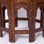 Pair of Antique Anglo Indian Inlaid Stands