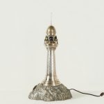 Antique Lighthouse Sculpture or Model with Light