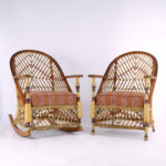 Lloyd Loom Wicker Antique Three Piece Art Deco Furniture Suite