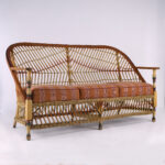 Lloyd Loom Wicker Antique Three Piece Art Deco Furniture Suite