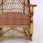 Lloyd Loom Wicker Antique Three Piece Art Deco Furniture Suite