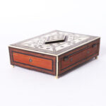 Moroccan Bone and Wood Antique Sewing Box