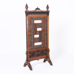 Antique Inlaid Moroccan Fire Screen
